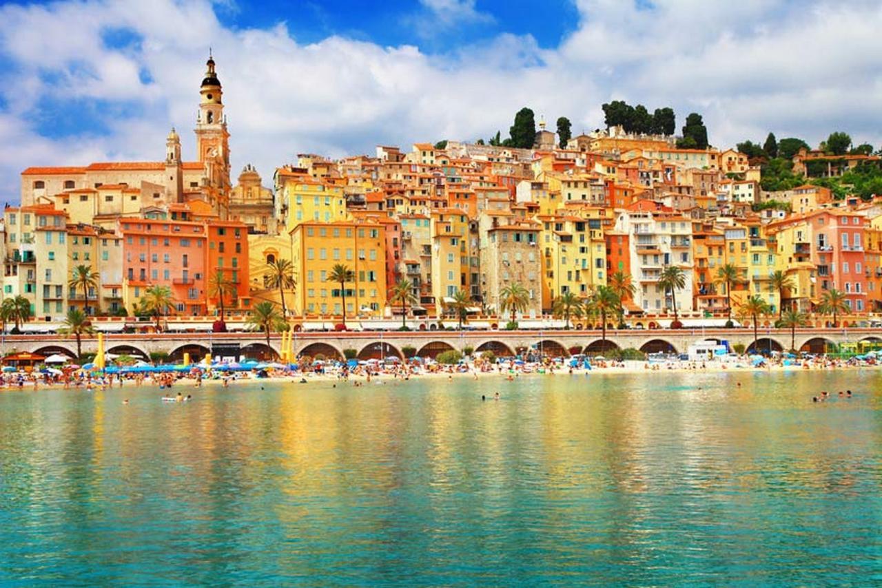 Les Mimosas Acomodação com café da manhã Menton Exterior foto